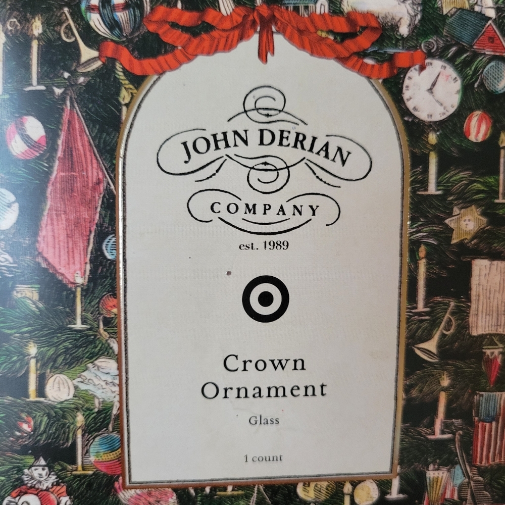 John Derian Crown Ornament ~ NWT/NIB ~ Target 2025 ~ Old World Look FINAL PRICE! - Picture 6 of 16